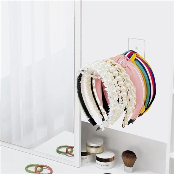 Acrylic Headband Holder Wall 5 Pack Clear Hanging  Organizer Storage Girls Women main image 6